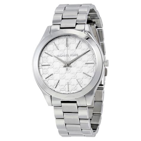 36 michael kors silver runway|Michael Kors silver runway watch.